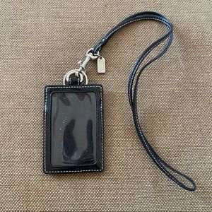 Coach ID lanyard